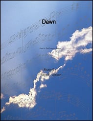 Dawn SSAA choral sheet music cover Thumbnail